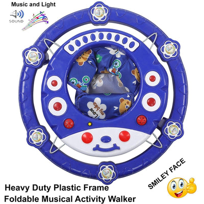 Caty Musical Activity Circular Walker (Blue)