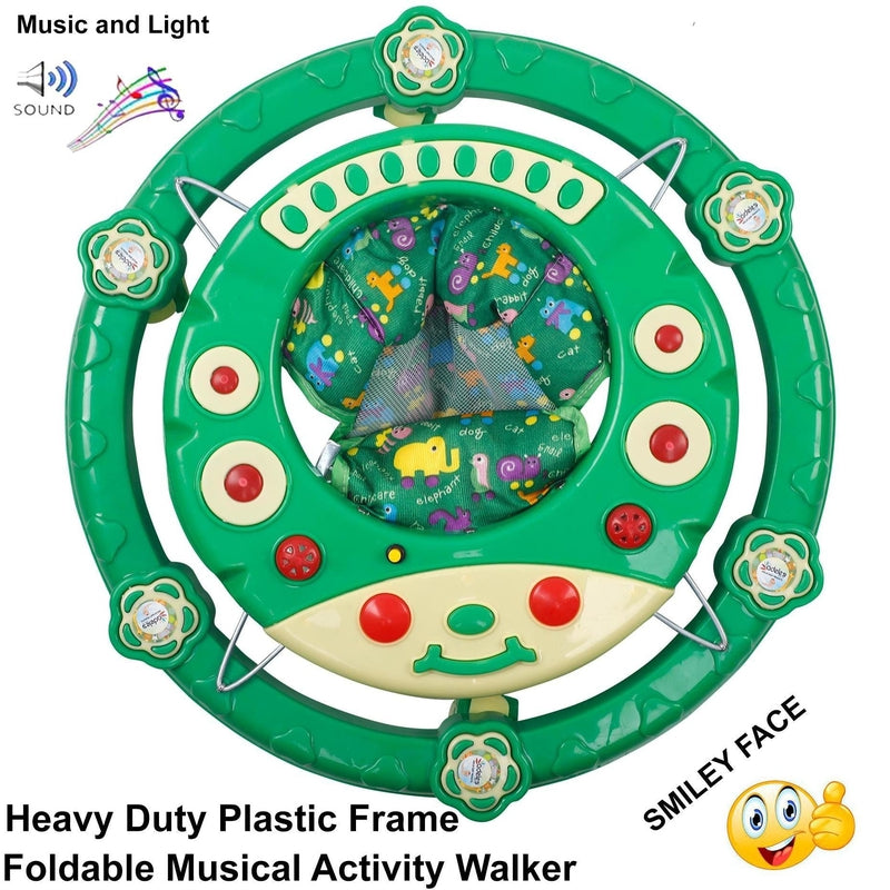 Smiley Musical Activity Walker (Green)