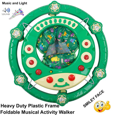 Caty Musical Activity Circular Walker (Green)