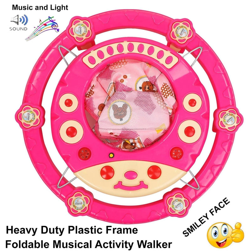 Caty Musical Activity Circular Walker (Pink)