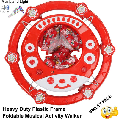 Smiley Musical Activity Walker (Red)