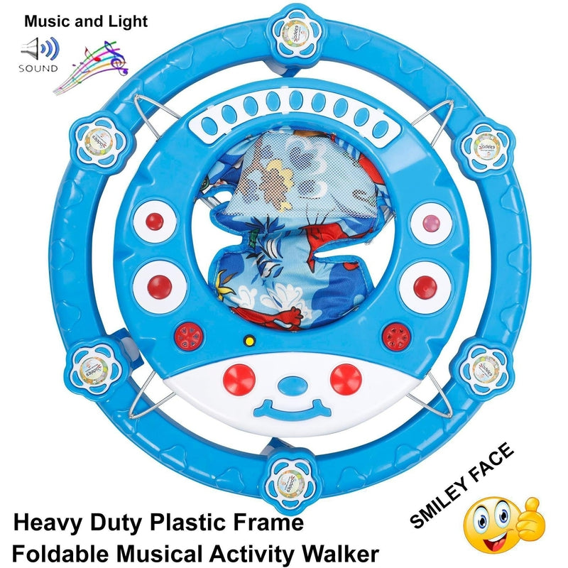 Smiley Musical Activity Walker (Sky Blue)