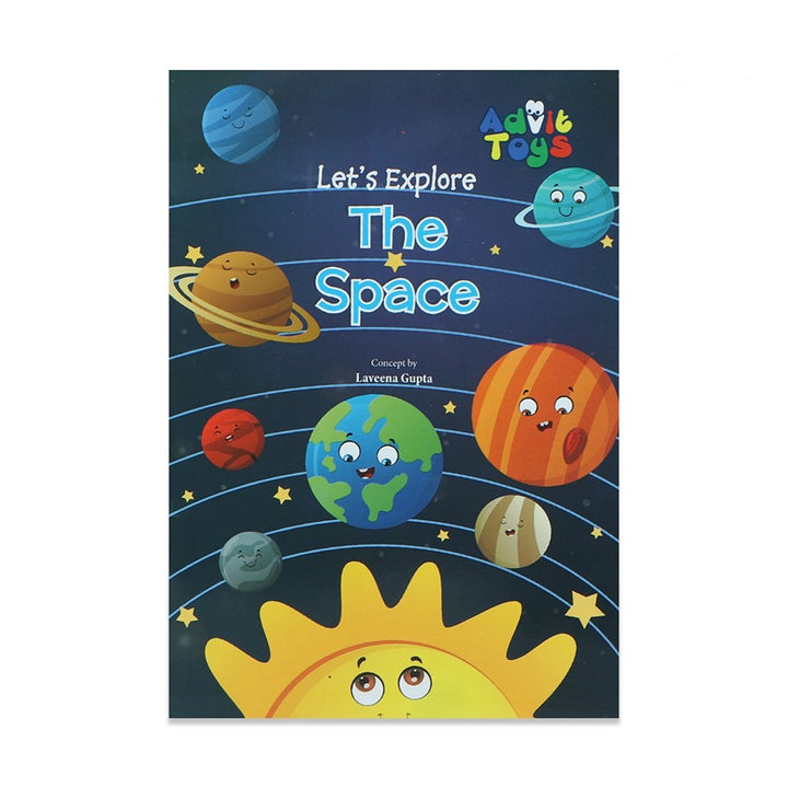 Space - Jigsaw puzzle (100 Piece + Educational Fun Fact Book Inside)