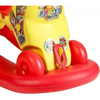 Ride-on 2 in 1 Sultana Horse Rider (Red & Yellow)
