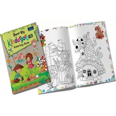 Super Big Coloring Book - O Level and Kindergarten For Kids (Set of 2)