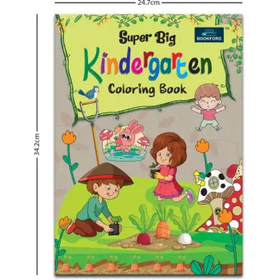 Super Big Coloring Book - Kindergarten For Kids