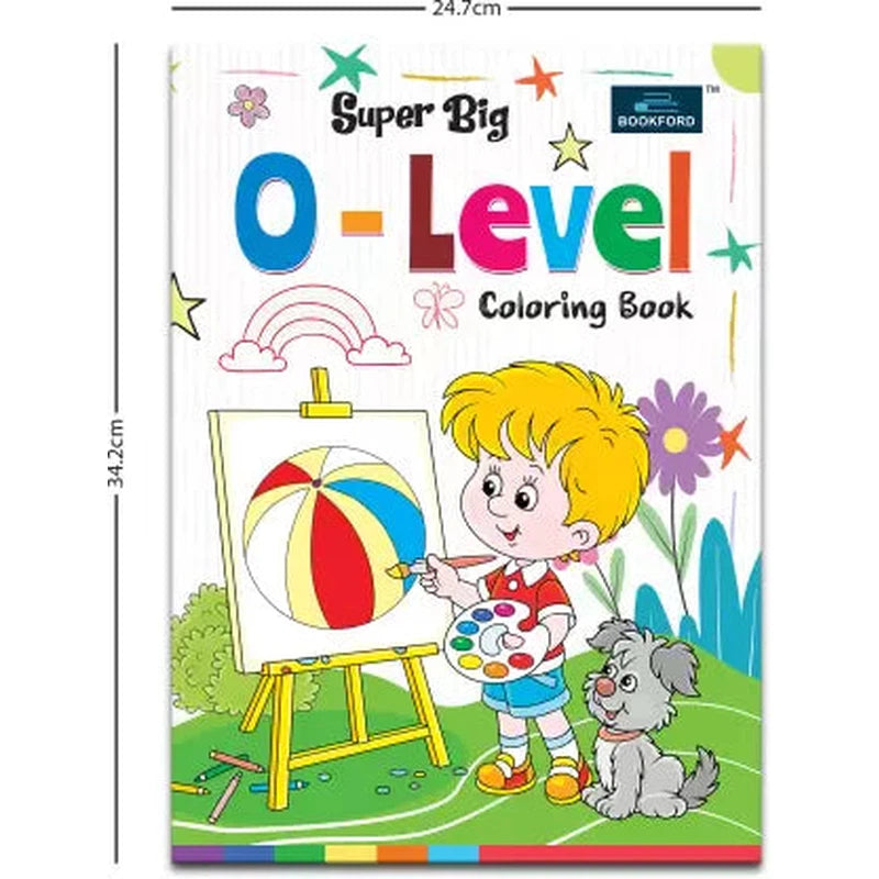 Super Big Coloring Book - O Level and Kindergarten For Kids (Set of 2)