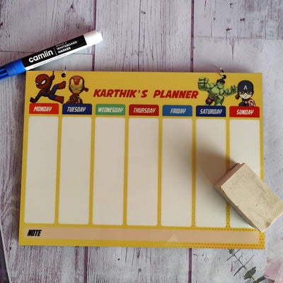 Personalised Weekly Planner - (COD not Available)