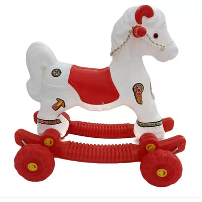 Ride-on Little Pony Horse (Red and White)