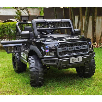 Battery Operated Big Ford Raptor Ride-On Jeep (Black) | COD Not Available
