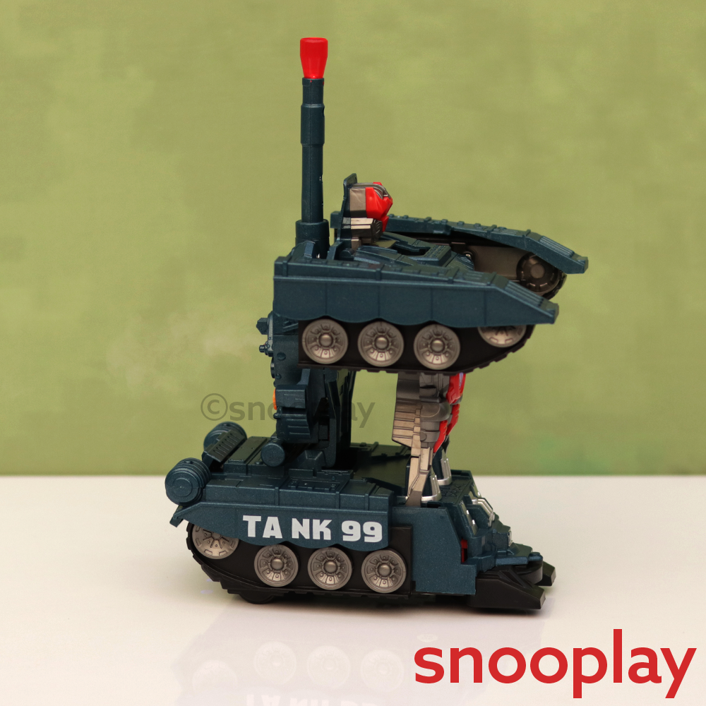 Musical Tank Robot Transformer Toy (1-3 Years)