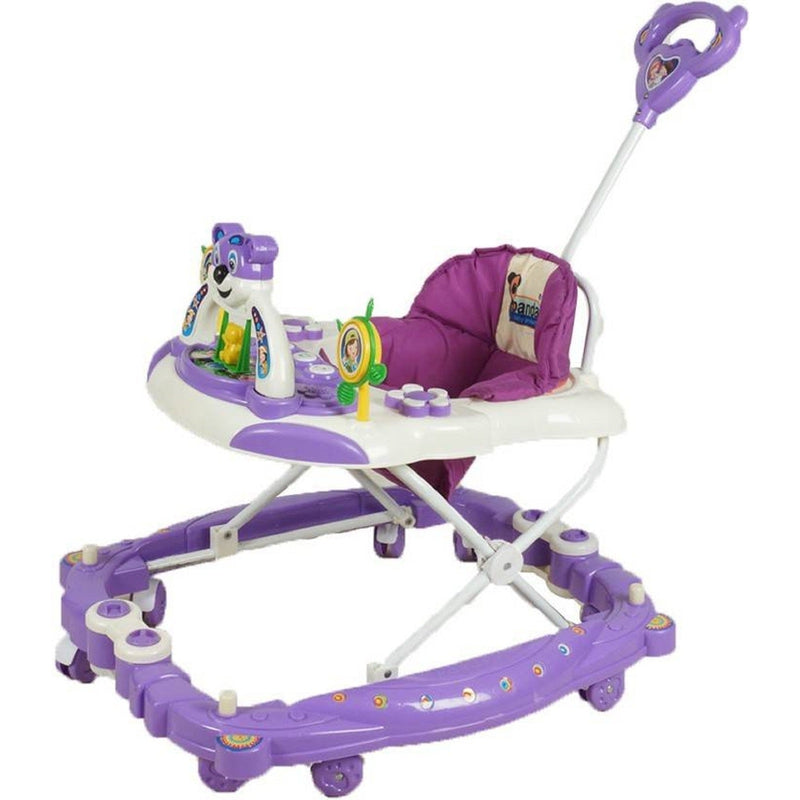 Panda Rocker Musical Activity Walker with Parent Rod (Purple)