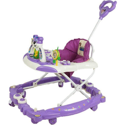 Panda Rocker Musical Activity Walker with Parent Rod (Purple)