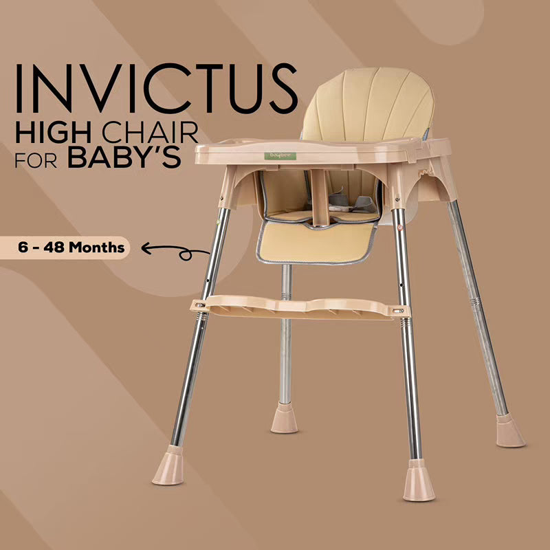 3 in 1 Invictus Convertible High Chair for Kids with Adjustable Height and Footrest