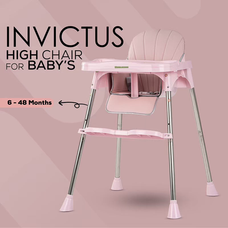 3 in 1 Invictus Convertible High Chair for Kids with Adjustable Height and Footrest