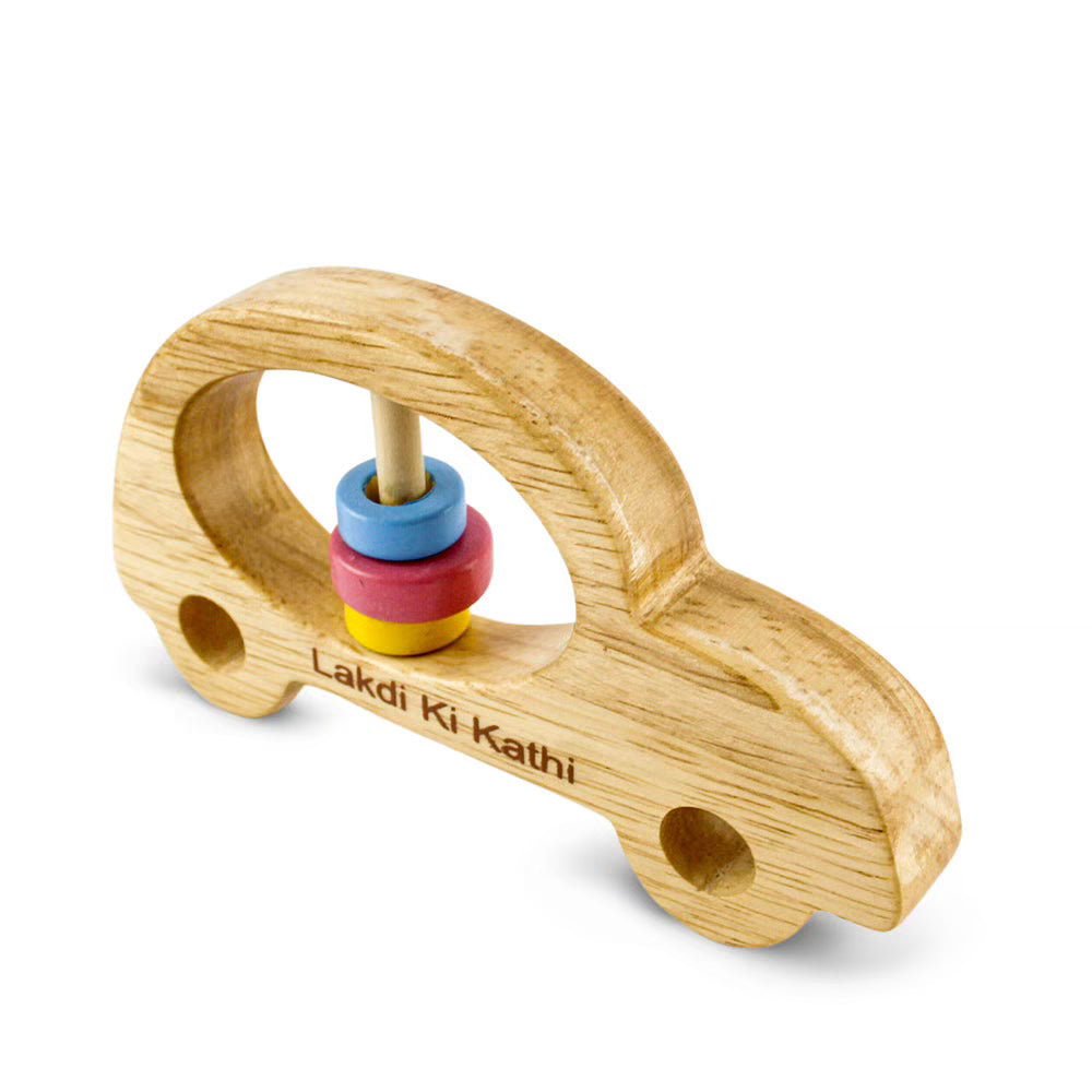 Wooden Car Rattle