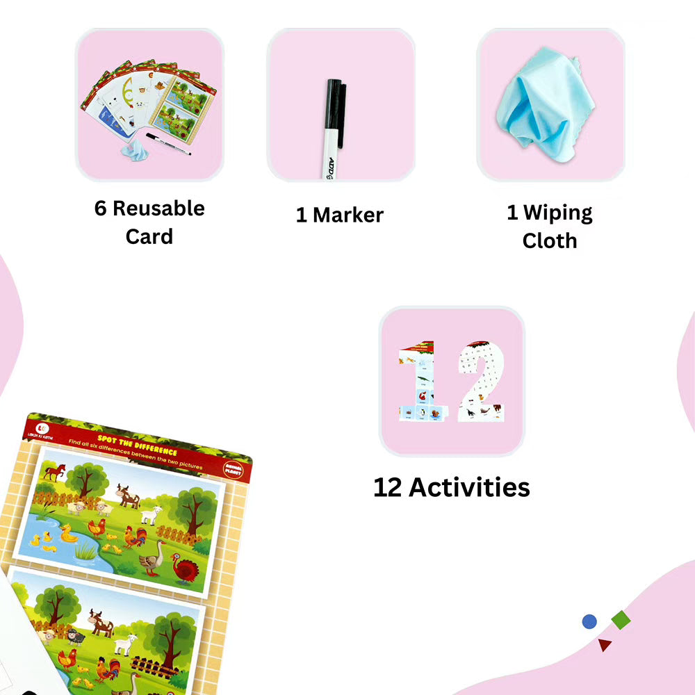 Reusable Animal Planet Cards (Senior 4-6 years)