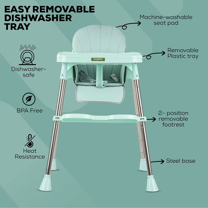 3 in 1 Invictus Convertible High Chair for Kids with Adjustable Height and Footrest