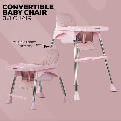 3 in 1 Invictus Convertible High Chair for Kids with Adjustable Height and Footrest