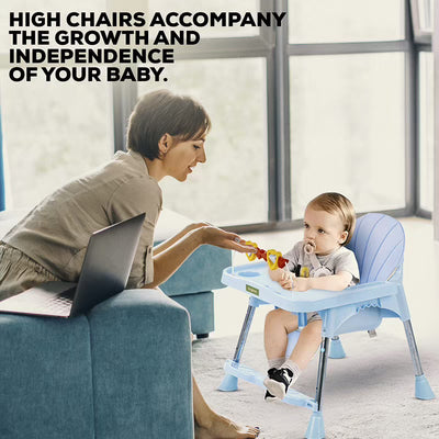 3 in 1 Invictus Convertible High Chair for Kids with Adjustable Height and Footrest