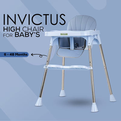 3 in 1 Invictus Convertible High Chair for Kids with Adjustable Height and Footrest