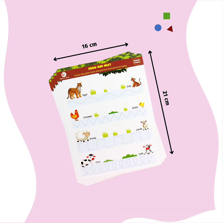 Reusable Animal Planet Cards (junior 2-4 years)