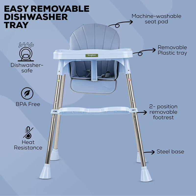 3 in 1 Invictus Convertible High Chair for Kids with Adjustable Height and Footrest