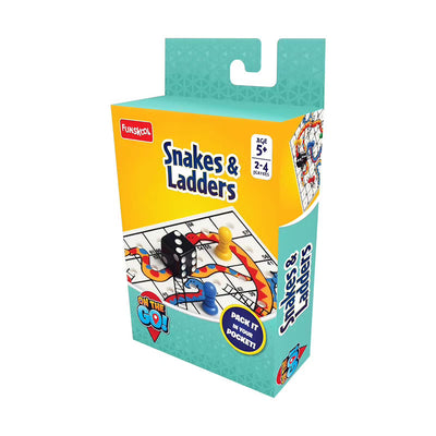 Original On The Go Snakes & Ladders Travel Board Game