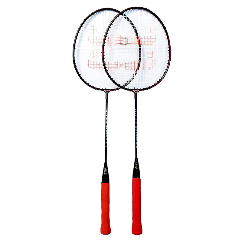 Sunny 2 Rackets with Full Cover Strung Badminton Racquet(Pack of 2 Multicolour) (MYC)