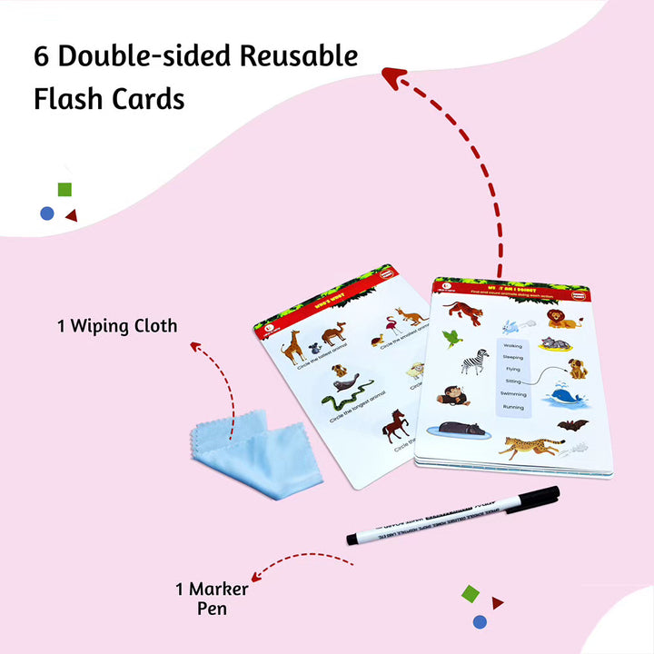 Reusable Animal Planet Cards (junior 2-4 years)