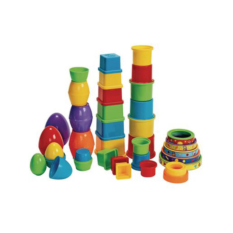 45 Pieces Mega Stackers Toys for Toddlers