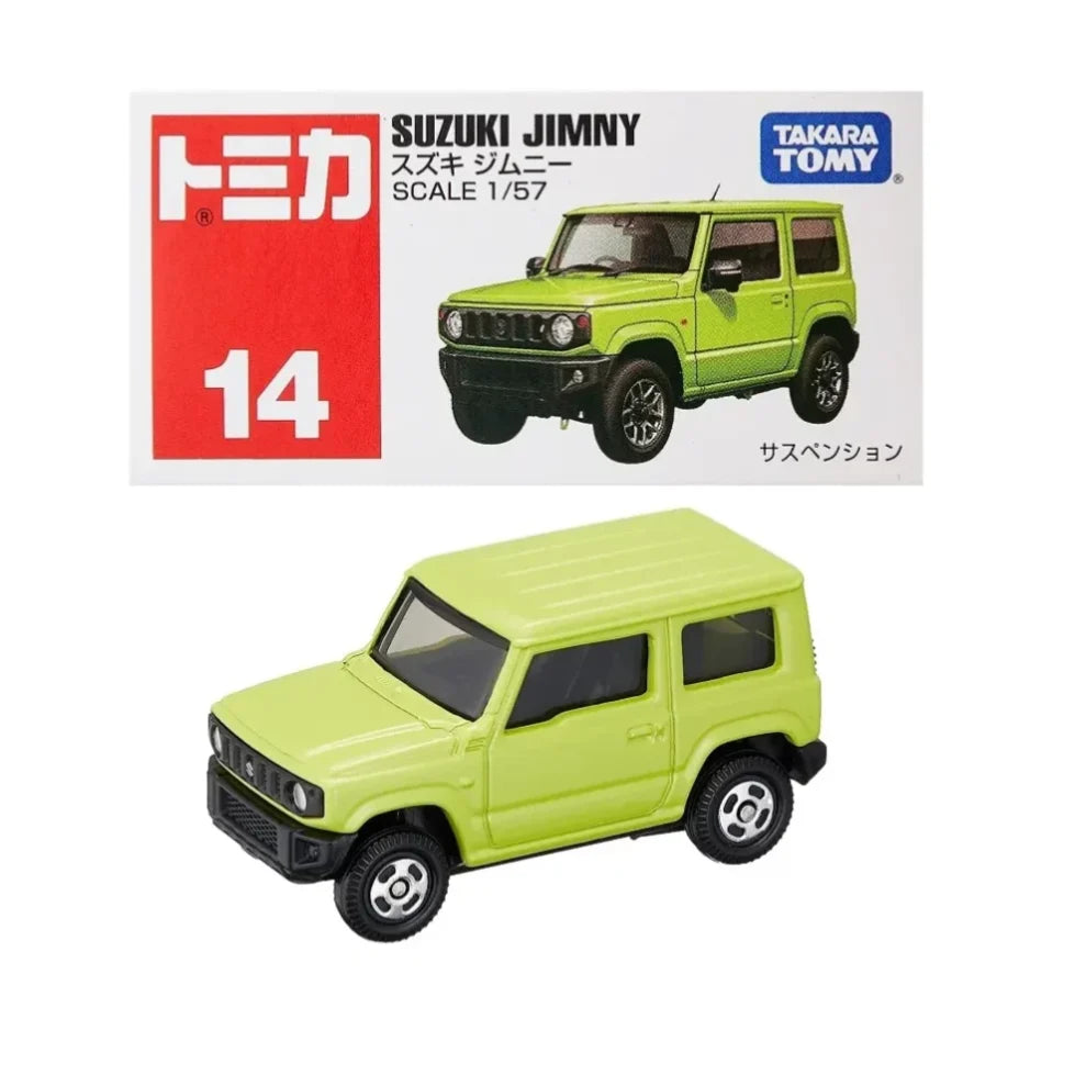 Official Licensed Diecast Suzuki Jimny Car (Scale 1:57) - No. 14