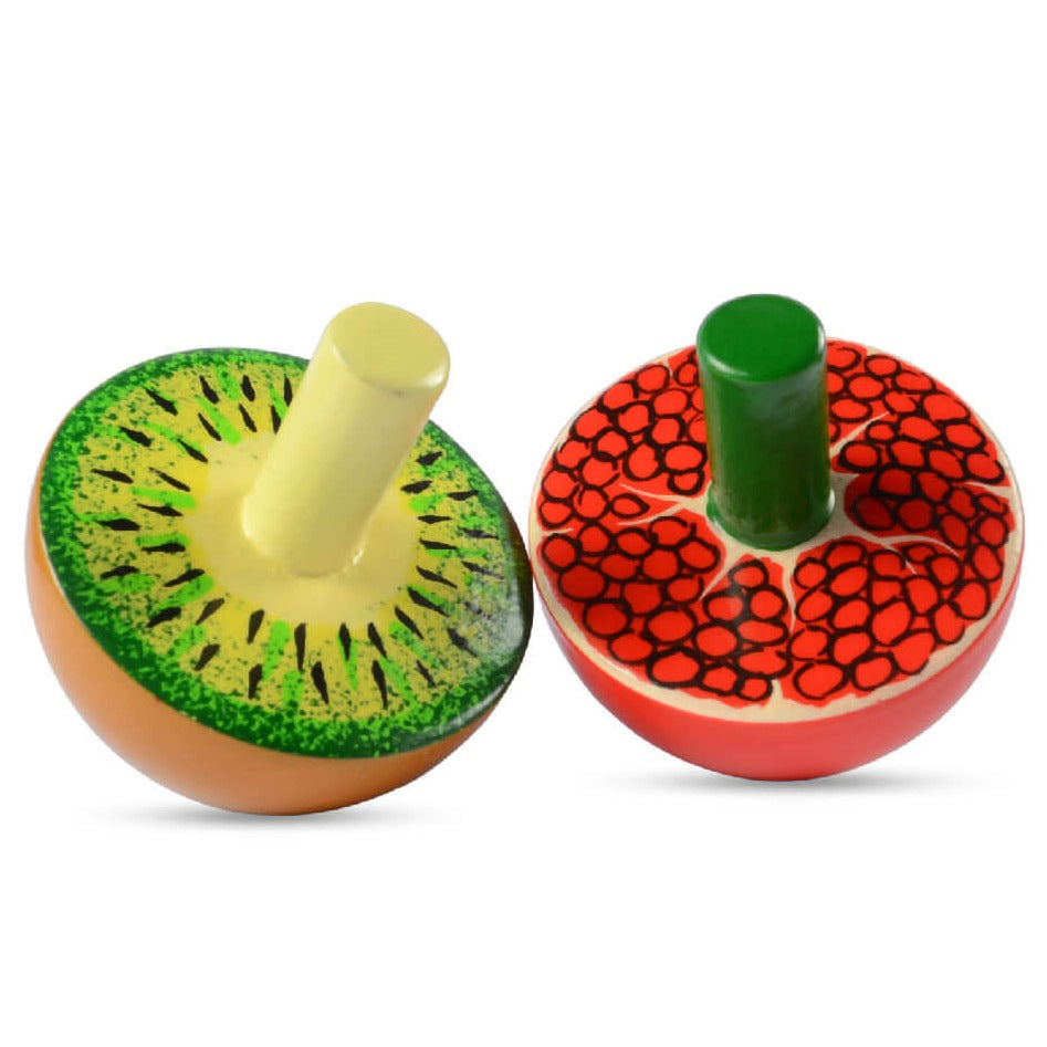 Spinning Tops Fruit Theme (Set of 5)