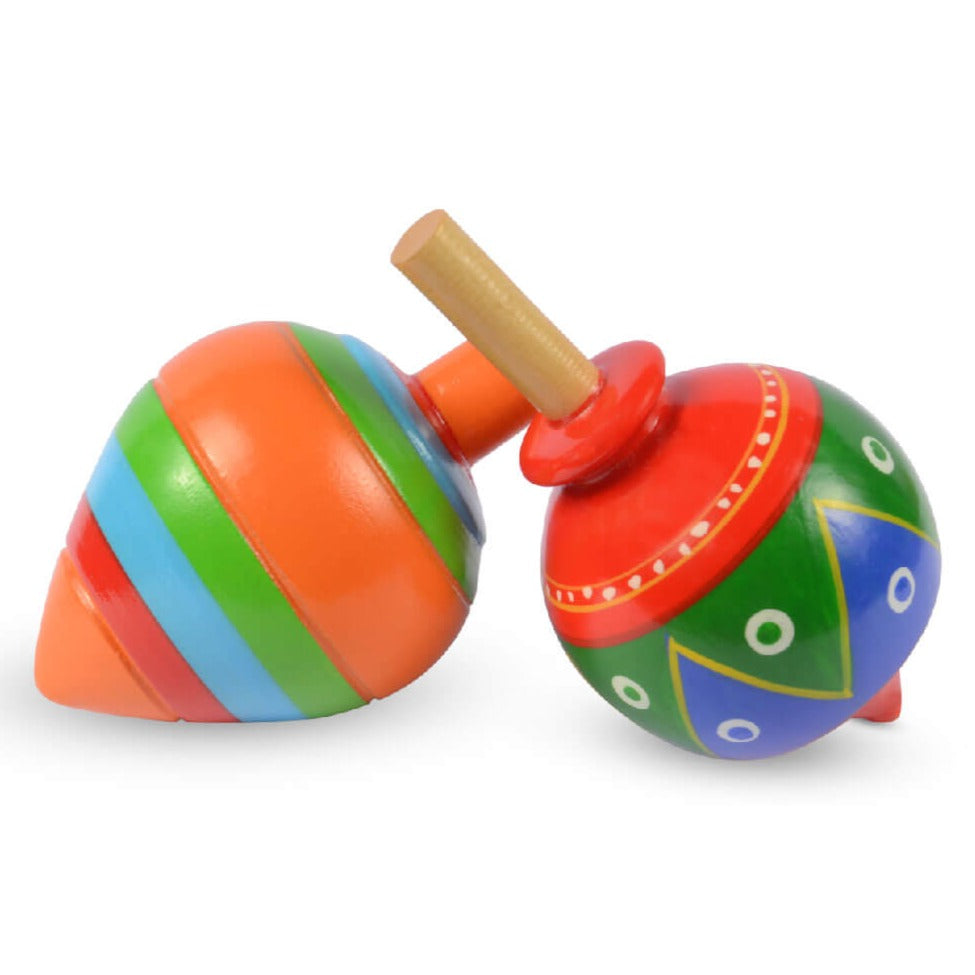 Spinning Tops Multi Theme (Set of 5)