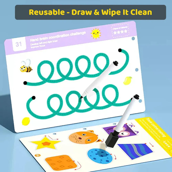 Kidology Reusable Handwriting Practice Activity Book