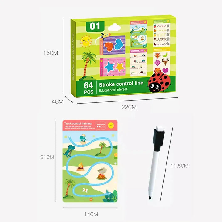 Kidology Reusable Handwriting Practice Activity Book