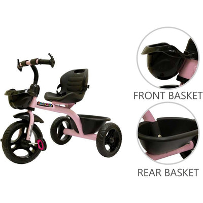 Tricycle with Dual Storage Basket (Model 547) | 2 to 5 Years