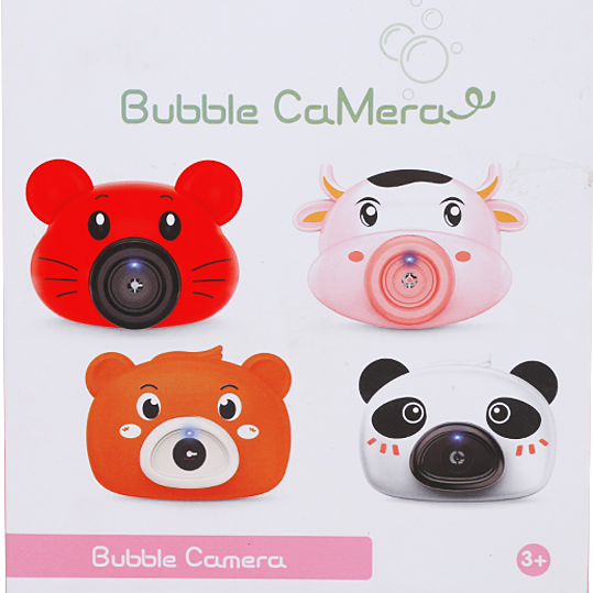 Musical Camera with Bubble Blower -  Assorted Designs