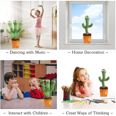 Interactive Dancing Cactus (Talking Toy)