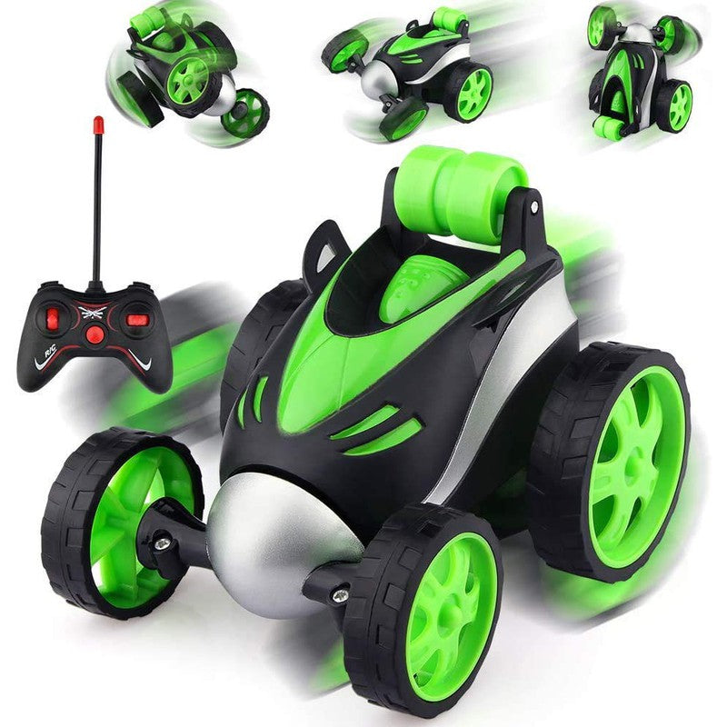 Mini Electric Rc Stunt Car | Drift Rotating Wheel Vehicle Toy