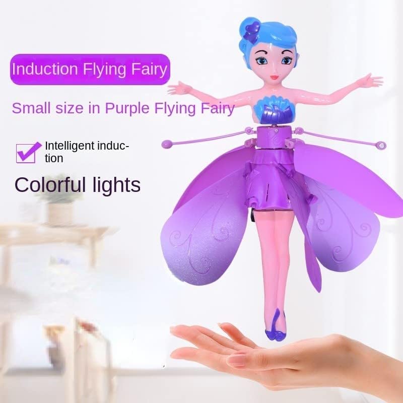 Flying Fairy Dolls for Girls Flying Doll Remote Control Helicopter Doll Dolls for Girls Girls Toys Flying Toys Girls Gift Flying Toys for Kids Princess (1 Pcs Multicolor)