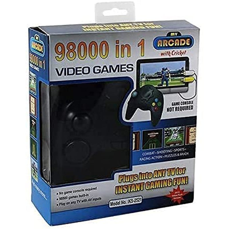 98000 in 1 Classic Video Game Console 8 Bit Plug | TV Supported Classic Handheld Single Player