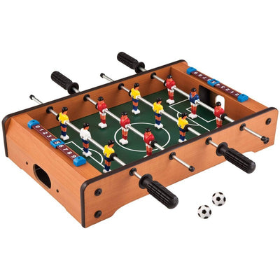 Foosball Table | Football Table Game | Mini Football Game Board | Table Soccer Game | Lightweight Table Top Version (Outdoor, Home, Office Fun)