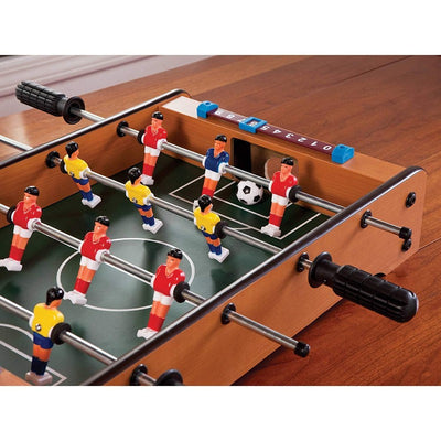 Foosball Table | Football Table Game | Mini Football Game Board | Table Soccer Game | Lightweight Table Top Version (Outdoor, Home, Office Fun)