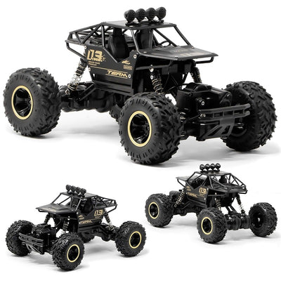 Dirt Drift Remote Controlled Rock Car | 1:16 Scale Model | Pack of 1 | Black