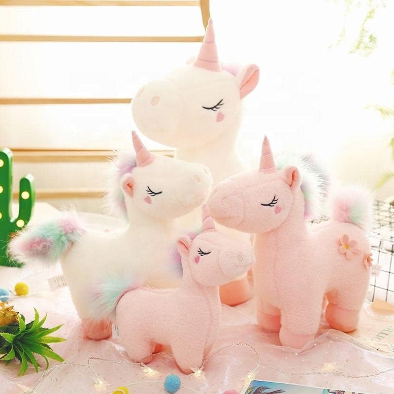 Pink Stand Unicorn Soft Toy: Cute, Lovable Birthday Gift for Babies, Girls & Boys - Plush Stuffed Animal, Home Décor (50 Cm)