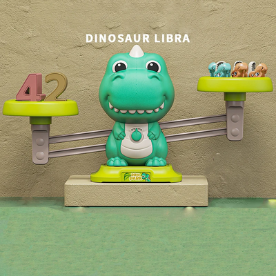 Fun & Educational Dinosaur Balance Counting Toy | Cool Math Game for Kids | Preschool Learning Game Gift