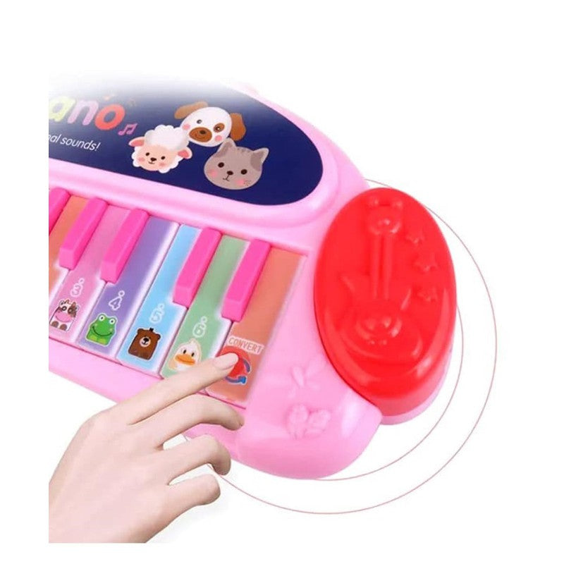 Multi-Functional 24-Key Animal Sound Piano: Portable Musical Toy with Funny Animal Sounds and Modes (Assorted Colours)