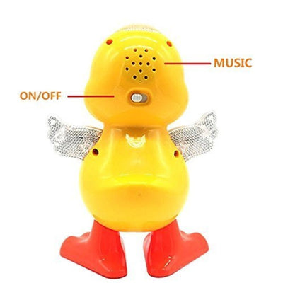 Interactive Dancing Duck Toy For Kids with Music, Lights, and Real Dancing Action