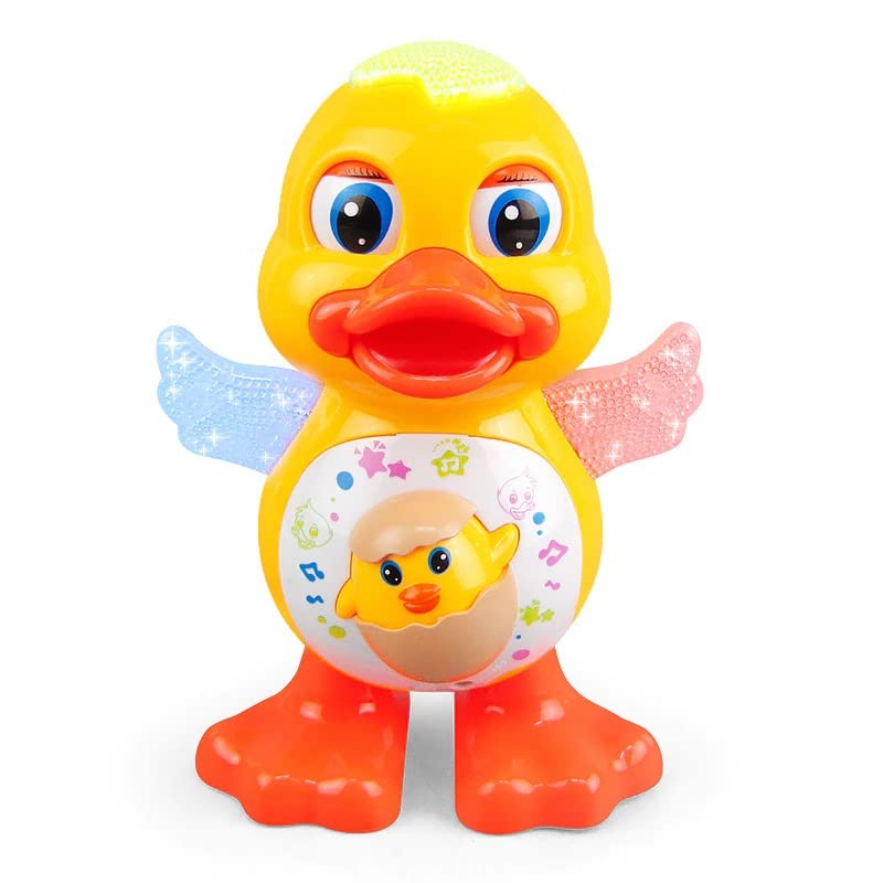 Interactive Dancing Duck Toy For Kids with Music, Lights, and Real Dancing Action